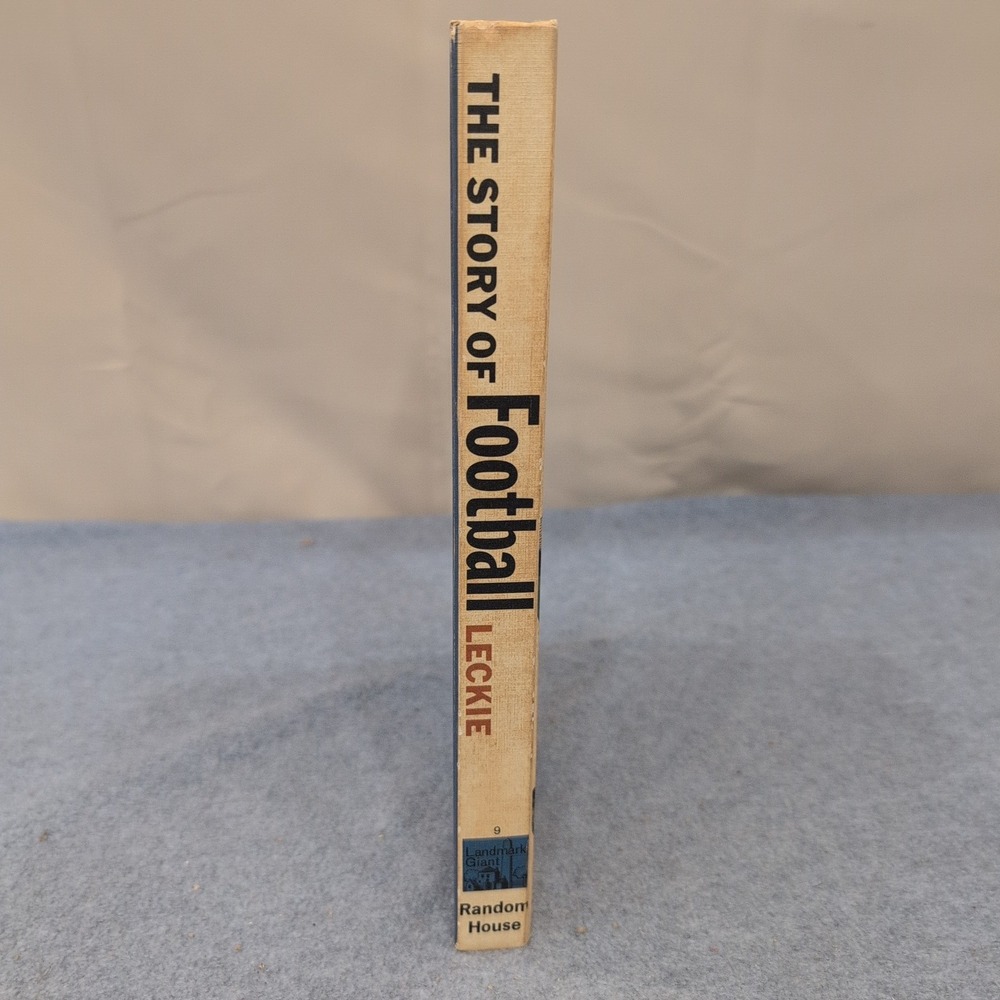 The Story of Football by Robert Leckie Landmark Giant Random House 1969 Vintage - Picture 2 of 3